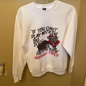 Vintage Alabama sweatshirt. Size large.
